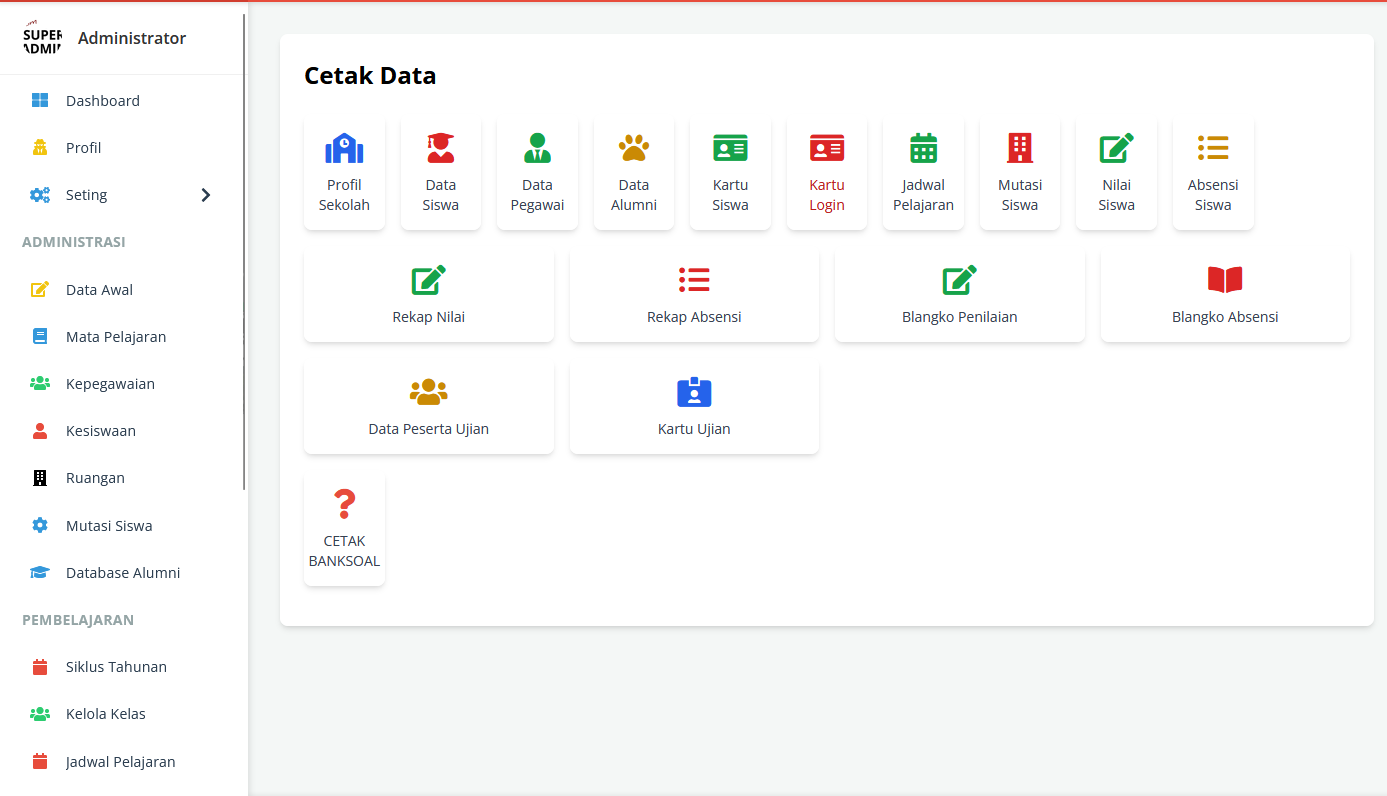  SkolahCore Versi Baru 20.25 (v3) Sistem Informasi dan Manajemen Sekolah Terpadu